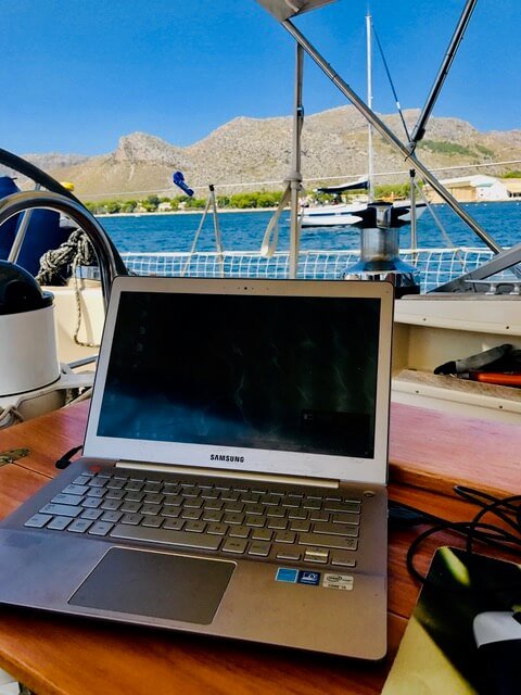 Remote Recruiten vanaf de zeilboot in Spanje